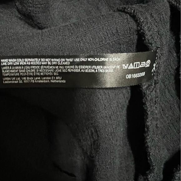 Free People Black Made Me Blush Midi Size Large - Picture 15 of 15